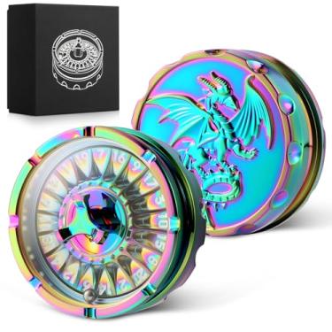 Imagem de DNDND Roulette Spinner for Dungeons and Dragon Game,DND Dice Set with Gorgeous Gift Box for RPG & Table Games (Rainbow)