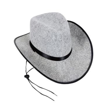 Imagem de KiBcsLic Chapéu de cowboy, chapéu de, fantasia para cosplay festivo, suprimentos para festas
