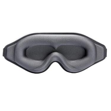 Imagem de MáScara de Olhos Noturna - Espuma ConfortáVel - MáScara de Olhos para Dormir, Blackout 3d PressãO Zero(1un，Preto)
