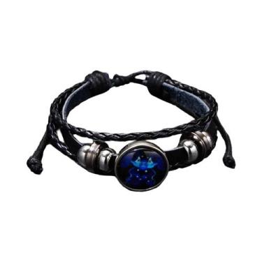 Imagem de Pulseiras Luminosas Com Signo Do Zodíaco, Masculinas E Femininas, Vint