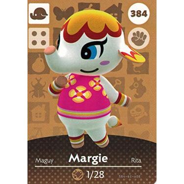 Imagem de Nintendo Animal Crossing Happy Home Designer Amiibo Card Margie 384/400 Versão EUA