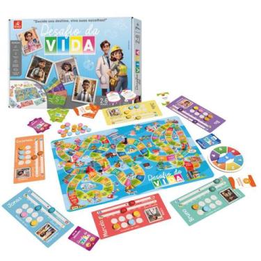 Imagem de Desafio da Vida Jogo Tabuleiro Mesa Diversão Para Toda Família Tomada 
