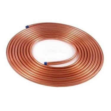 Imagem de Tubo De Cobre Cano Flexível 5/8 15,87mm Rolo Panqueca 15 Metros - Elum