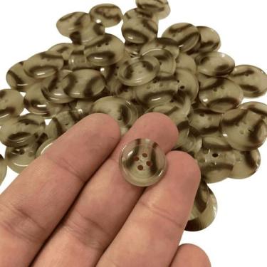 Imagem de Botão de Costura Tartaruga 4 Furos 18mm 28L - 200 peças - Inova Aviame