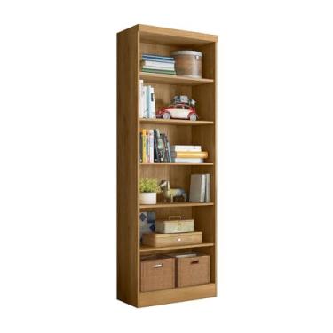 Imagem de Livreiro para Escritório ou Sala 6 Prateleiras Freijó - Belliv Decor