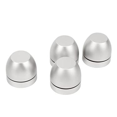 Imagem de Drfeify Alumínio Alumínio Isolador Stand Stand Feet Ashings Reflitam Detalhes Detalhes Cabinhos de Choque de áudio Vividamente para o Amplificador de Alto -falante [qualidade do Som aprimorada]