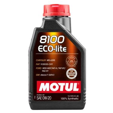 Imagem de Óleo Para Motor De Carro Motul 8100 Eco-lite 0w20 1l Motul TOYOTA HYUNDAI KIA HONDA MITSUBISHI NISSAN SUBARU SUZUKI