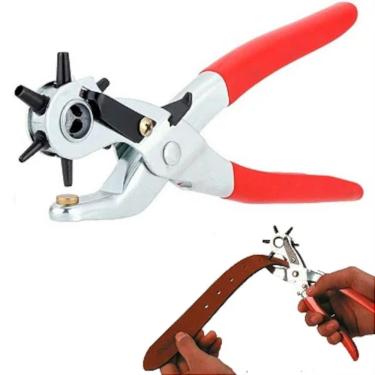 Imagem de Alicate Vazador Perfurador Couro 9 Polegadas 6 Furos Lorben GT6173