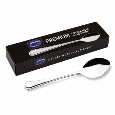 Imagem de Conjunto 12 Colheres de Mesa Inox Premium GP121 - GP Inox
