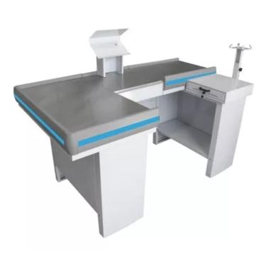 Imagem de Checkout Supermercado Caixa Mercado Metalico 1,80m Bilateral