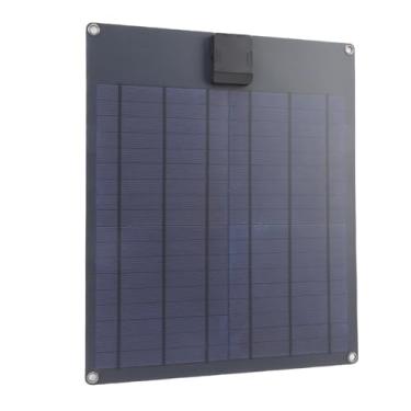 Imagem de WALFRONT Mantenhador de Bateria de Carregador de Carro Solar de 35W Kit de Painel Solar Portátil de água Com Controlador de Bateria para Carro de Carro de Carro
