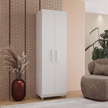 Imagem de Armário Multiuso para Escritório 190cm X 58cm Dalila Branco
