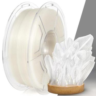 Imagem de Filamento de impressora 3D IEMAI transparente PLA 1,75 mm 1 kg