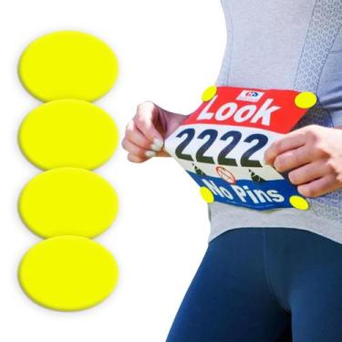 Imagem de Clipes de babador de corrida BibBoards BibSnaps Safety Locks