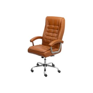 Imagem de Cadeira De Escritório Oslo Caramelo Com Molas 3321 Or Design