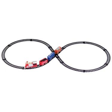 Imagem de Trenzinho Elétrico Infantil Expresso Orbital Com Trilho Brinquedo Educ