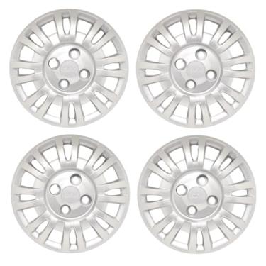 Imagem de Kit 4 Calota Aro 13 Compatível c/Roda Uno Fire Economy Way 2004 2005 - Prata