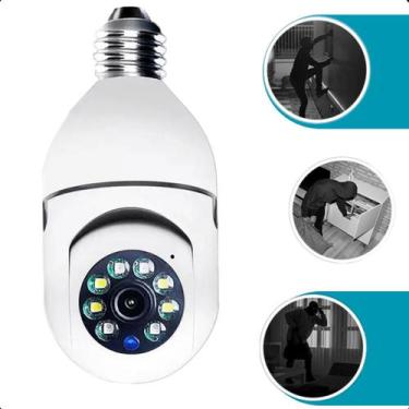 Imagem de Câmera 360º com monitoramento direto via celular, ideal para monitoram