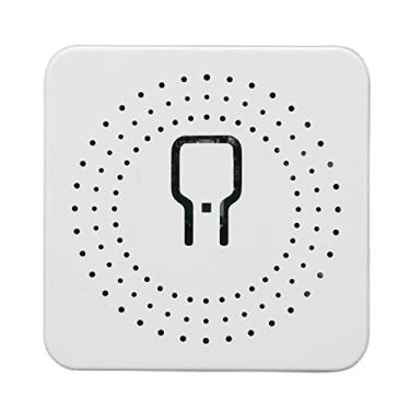 Imagem de Zerodis Switch Smart Appliance, 16A Portátil Appliance Smart Power Remote Switch App Controle de Voz Miniatura Miniate Remote Dual Control Inteligente Módulo de Comutação