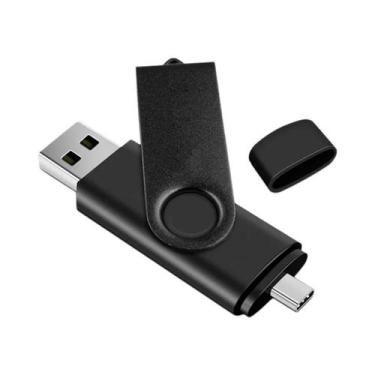 Imagem de Pen Drive USB OTG Tipo C De Metal Com 128GB, 4GB, 8GB, 32GB E 64GB De 