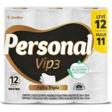Imagem de Papel higienico Personal 12 rolos