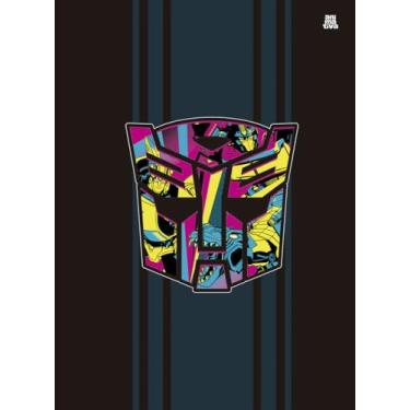 Imagem de Caderno Brochura Animativa, 80 folhas, Capa Dura, Transformers, Pacote com 5 Unidades