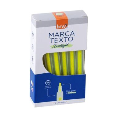 Imagem de Marca Texto Amarelo com 12 Unidades - BRW