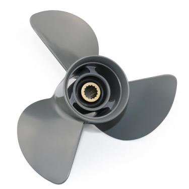 Imagem de CAPTAIN Hélice de barco de alumínio de 13 1/4x17 OEM compatível com motor Honda BFP60 BF75 BF90 BF115 BF130 HP, dente de 15 estrias, Rh