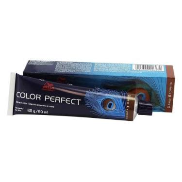 Imagem de Tintura Color Perfect 7/73 Louro Médio Marrom Dourado 60g Wella