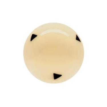 Imagem de Bola de sinuca Champion de 6,5 cm Arcos de bilhar com triângulos vermelhos ou pretos (uma bola (triângulo preto))