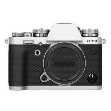 Imagem de X-T3 Adesivo de capa de câmera antiarranhões para FujiFilm X-T3 Película protetora de câmera decalques XT3 (prata fosco)