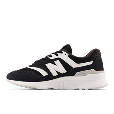 Imagem de New Balance Tênis feminino 997H V1, Preto/cabeça de mármore/neblina de verão, 9.5