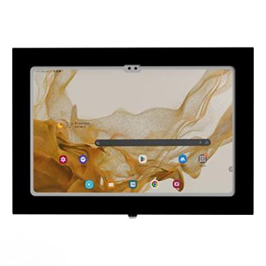 Imagem de TABcare Capa de metal antifurto com trava para tablet Samsung Galaxy TAB A9+ 11 polegadas para quiosque, POS, loja, exibição, relógio de ponto (TAB A9+ 11, preto)
