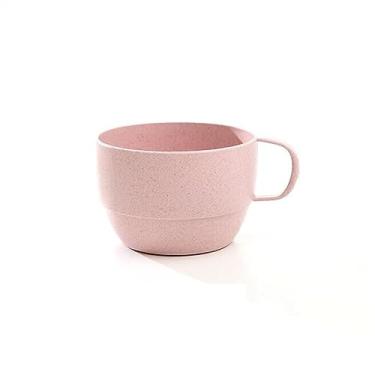 Imagem de GRFIT Caneca Copo de Leite Estilo Europeu Caneca de Café Simples Café da Manhã Copo de Beber Amigável Caneca de Café (Tamanho: Rosa)
