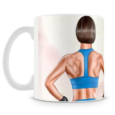 Imagem de Caneca Fitness Personalizada de Porcelana - Modelo 2 - Amo Canecas