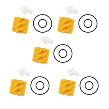 Imagem de Kit de filtro de óleo automotivo para TOYOTA COROLLA I4 1.8L 16 VÁLVULAS (2ZR-FE, 2ZR-FAE MOTOR) 2009-2015, 5 peças