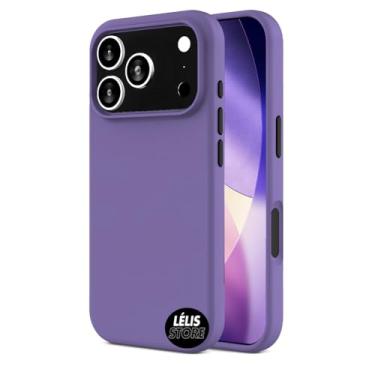 Imagem de Capa Capinha Case Compatível com iPhone 17 PRO MAX Silicone Proteção com Bordas Câmera Forro Veludo Premium (LAVANDA)