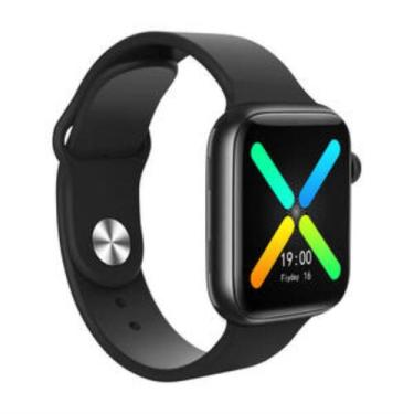 Imagem de Smart Watch Iwo X8 Notificações Bluetooth Músicas Esporte ECG, Preto