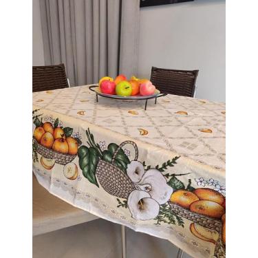 Imagem de Toalha De Mesa Estampada 3,00m X 1,45m Linhão 10 Lugares - Lu Enxovais