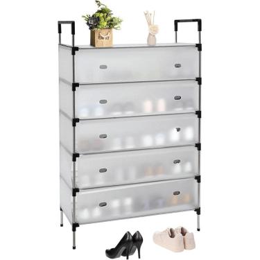 Imagem de Sapateira Organizador Vertical Caixa Sapato Tênis 6 Andares