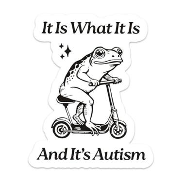 Imagem de 3 adesivos engraçados – Decalques de vinil à prova d'água para livros de garrafa de água, mala, geladeira, mesa, decoração – presentes ideais para adultos e amigos