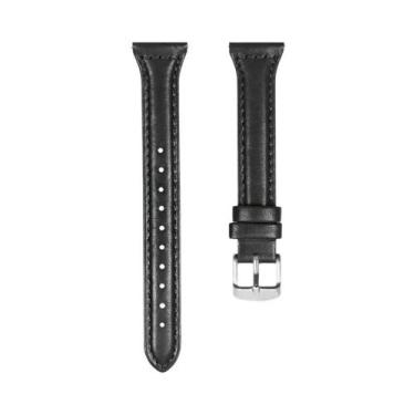 Imagem de Pulseira De Couro Slim Para Samsung Galaxy Watch 7 FE 6 5 5 pro 4 Clas
