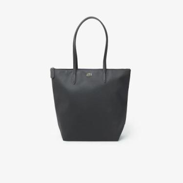 Imagem de Bolsa Tote Vertical L.12.12 Concept - LACOSTE, 0, Preto, Branco