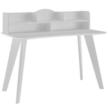 Imagem de Mesa Escrivaninha Com Nichos Sofia Branco