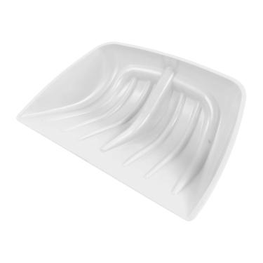 Imagem de Cryfokt Pá de Plástico Durável, Leve, pá de de Jardim para Colheita Agrícola, Areia, Cascalho, Neve e Remoção de Detritos (Branco)