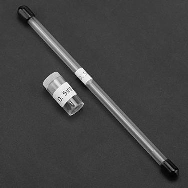 Imagem de Cryfokt Pontas de Agulhas Duráveis ​​de Substituição de Bico de Aerógrafo para Aerógrafos, 3 Tamanhos, Com Recipientes de Armazenamento, Prata (0,5mm)