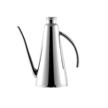 Imagem de IIPOSAQQ Lata de armazenamento de azeite de oliva, garrafa de óleo de aço inoxidável, dispensador de azeite de oliva, recipiente de armazenamento de lata de vinagre, pote dispensador de vinagre