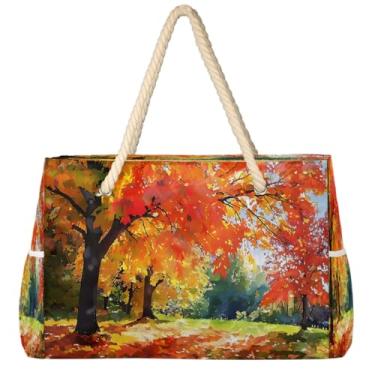 Imagem de hongjinglin Bolsa de praia grande, leve, dobrável, monster truck, amarela, para piscina, bolsa de ombro, Cor 3, Large