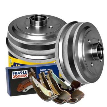 Imagem de Kit Freio Traseiro Tambor com Cubo + Sapatas Compatível com Corsa 1.0 1.4 1.8 2002 a 2012