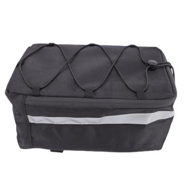 Imagem de Dpofirs Saco de Rack Traseiro de Bicicleta Faixa Reflexiva à Prova de água para Ciclistas 1680D Oxford Pano 30x18x14cm